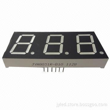 0.8-inch 3 digits LED display